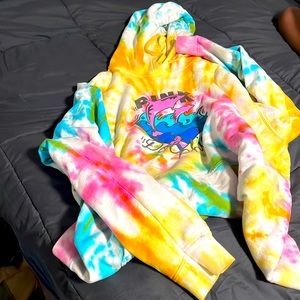 Pink dolphin hoody